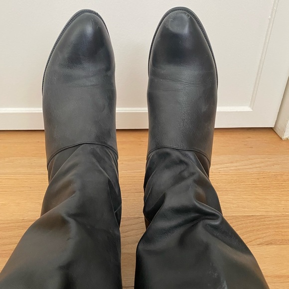 Vintage Mister Shoes leather slouchy pirate 80’s prince boots womens 9 HALLOWEEN - Picture 6 of 15